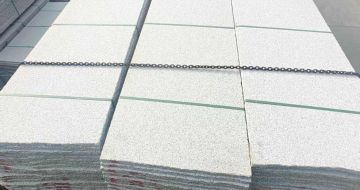 深圳芝麻白毛板，石材毛板