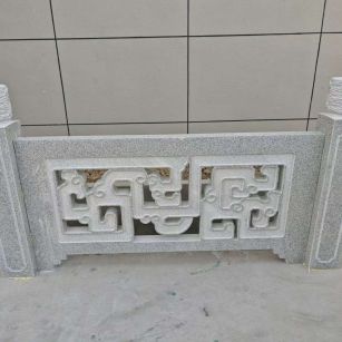 深圳芝麻白河道栏杆 桥栏杆