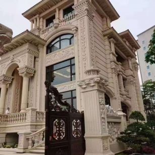 深圳黄金麻别墅外墙异形定制