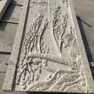 深圳黄金麻别墅雕刻版 别墅私人定制