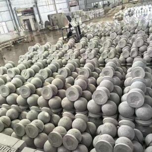 深圳芝麻白圆球 石球 挡车球