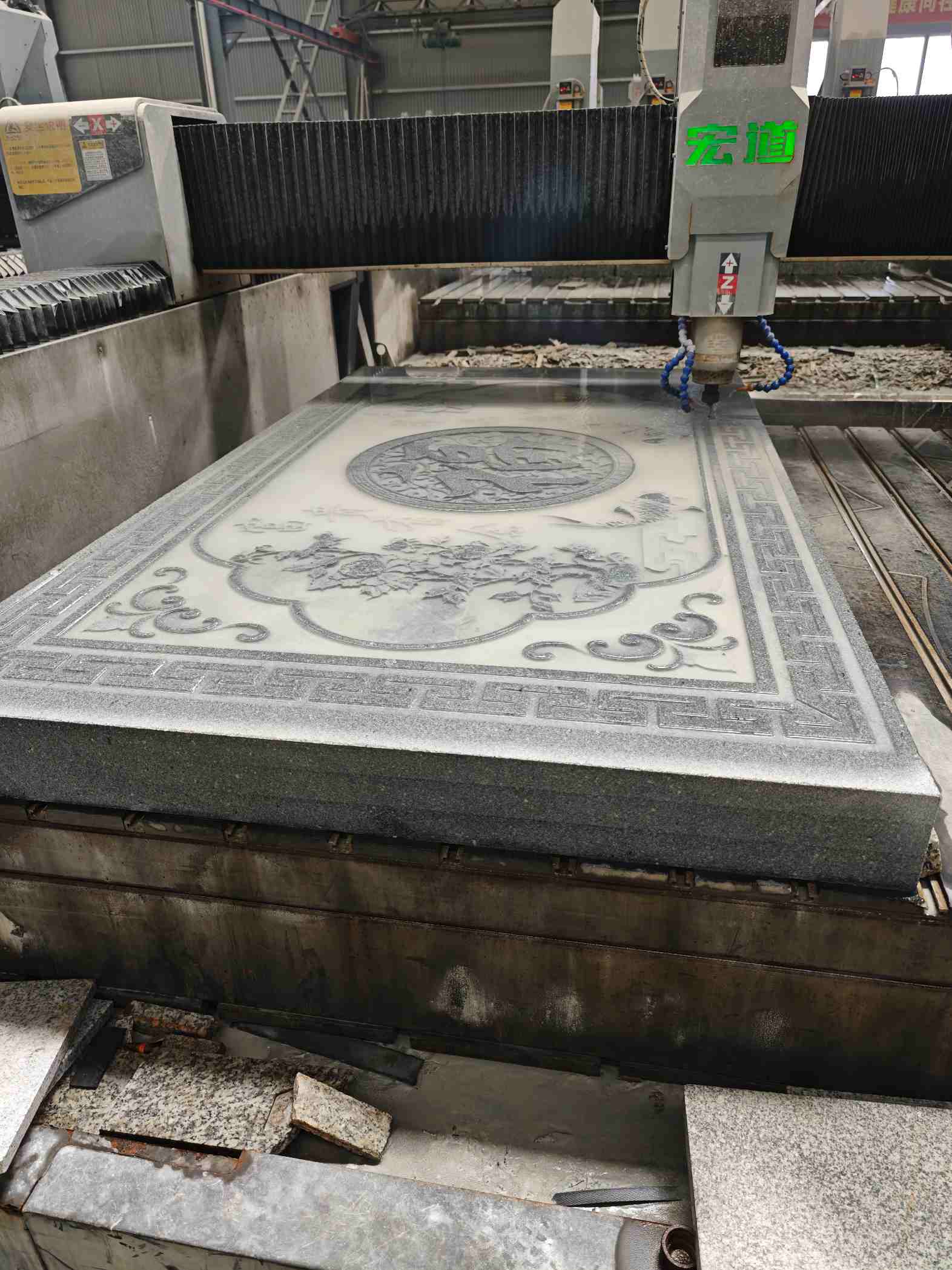 深圳芝麻灰雕刻版异形雕刻异形定制